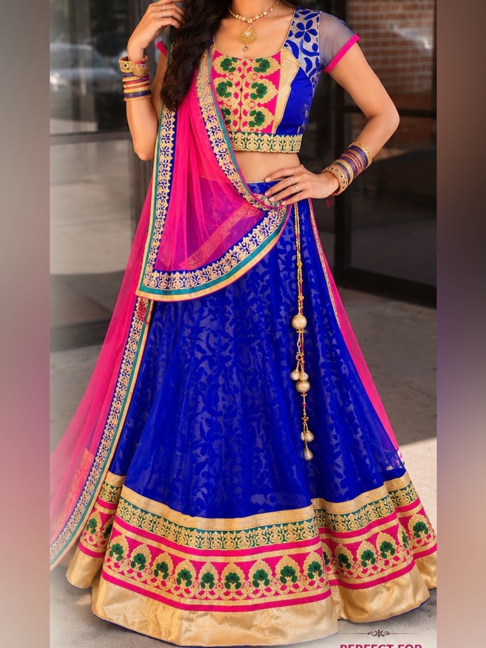 Women's Lehenga - blue